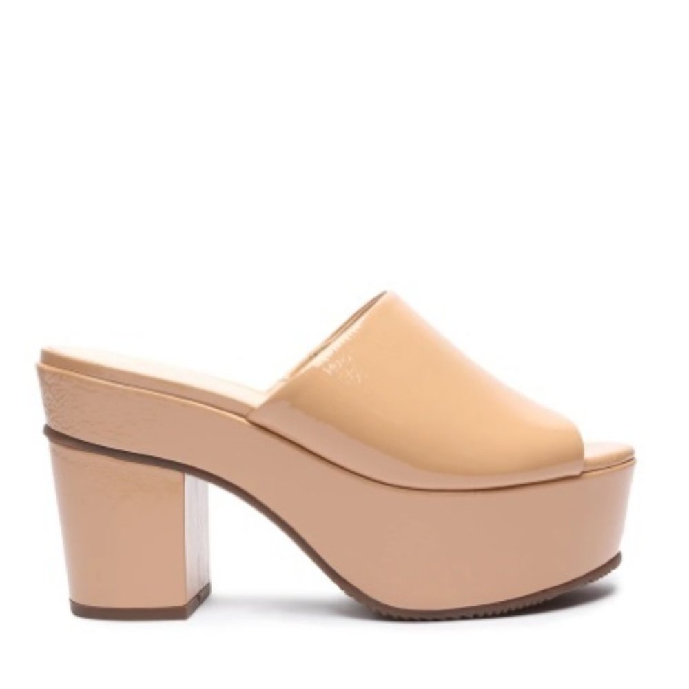 $108 *NEW* SALE (-$43 OFF) SCHUTZ Peep-Toe Patent Leather - Picture 5 of 5